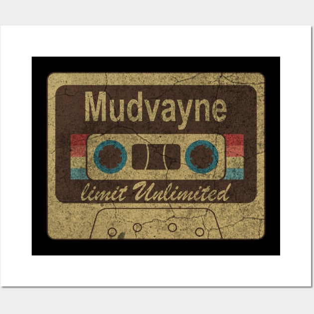 mudvayne cassette retro circle Wall Art by ysmnlettering